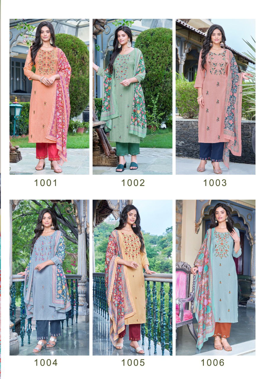 Pink Mirror New Exclusive Wear Designer Fancy Printed Kurti Bottom With Dupatta Collection